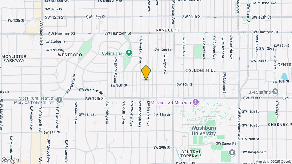 1529 SW Medford Ave Map and Location Details