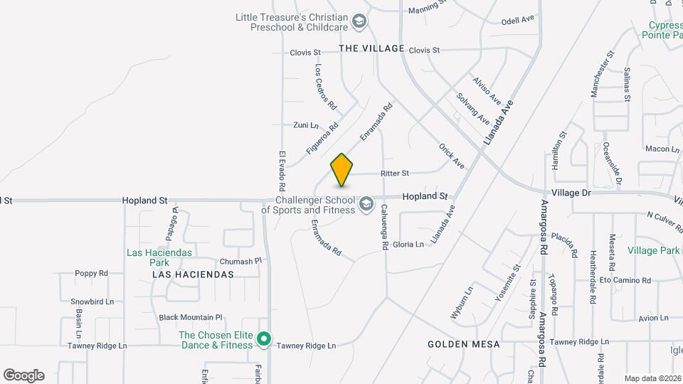 14744 Hopland St Map and Location Details