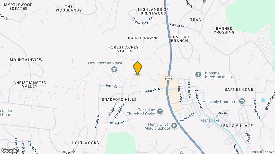 109 Peak Hill Cir Map and Location Details