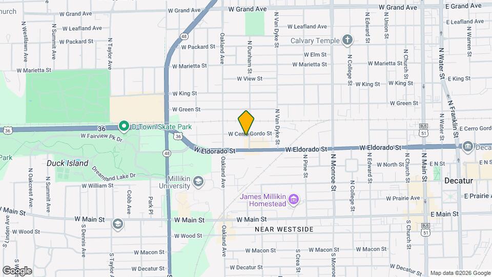 549 N Dunham St Map and Location Details