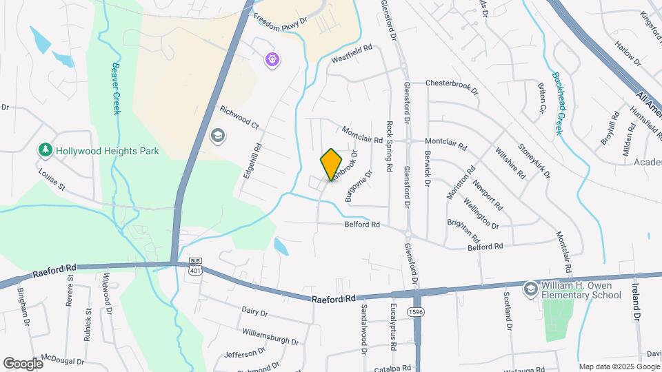 735 Ashbrook Rd Map and Location Details