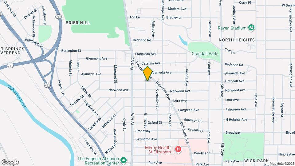 737 Crandall Ave Mapa y Detalles de la Ubicación