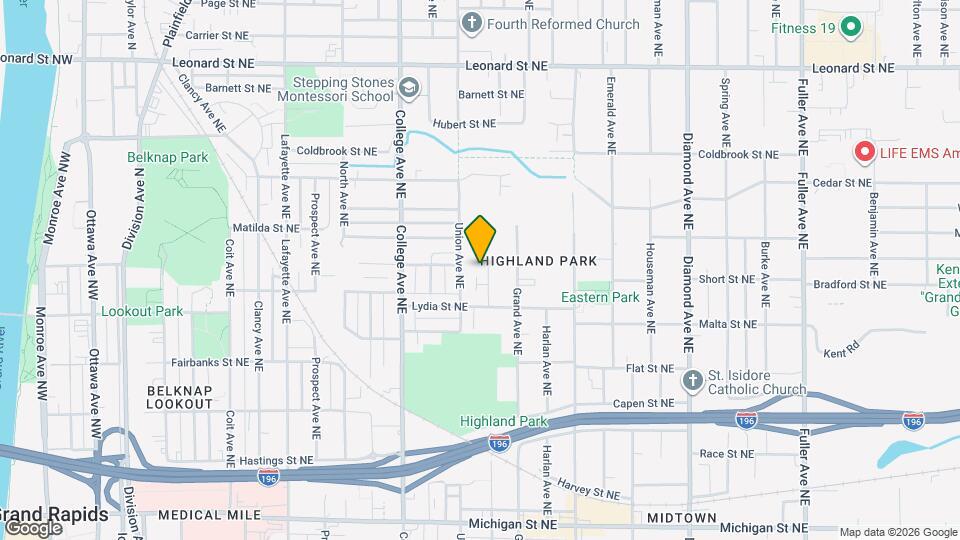 841 Benson Ave NE Map and Location Details