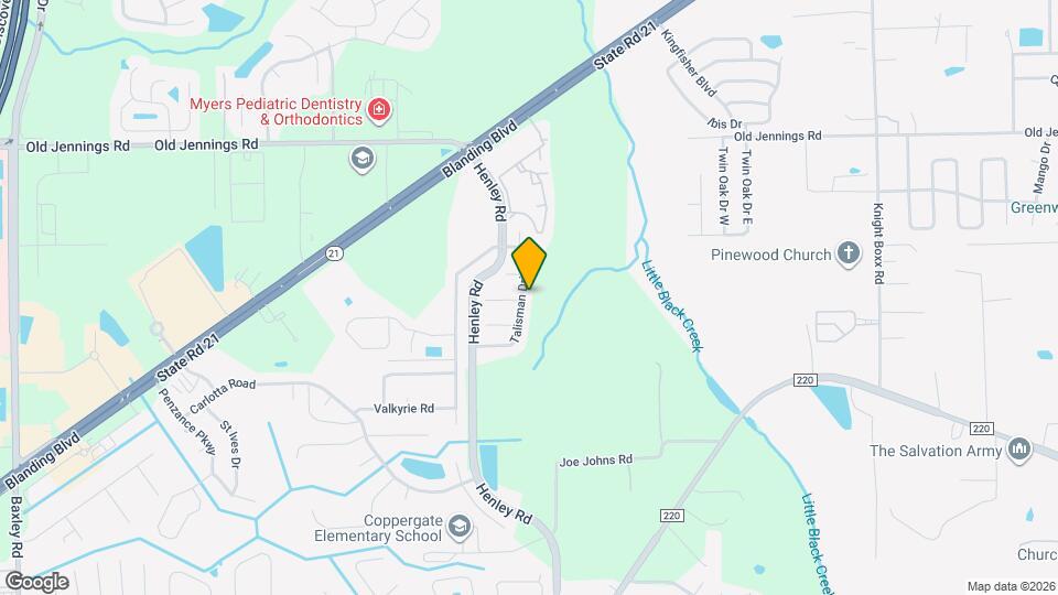 3292 Talisman Drive Mapa y Detalles de la Ubicación