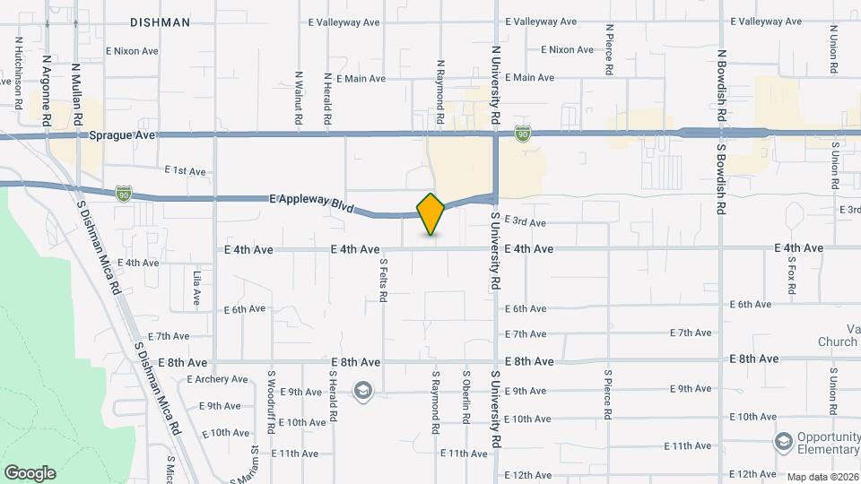 10417 E 4th Ave Map and Location Details
