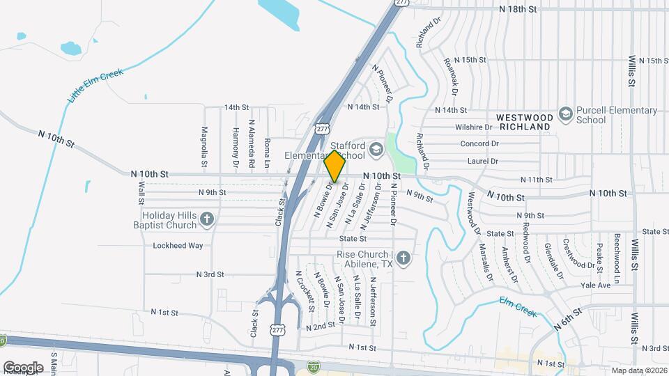 967 N Bowie Dr Map and Location Details