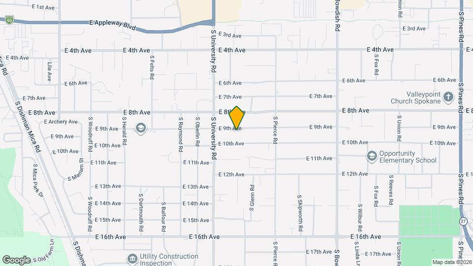 10808 E 9th Ave Map and Location Details