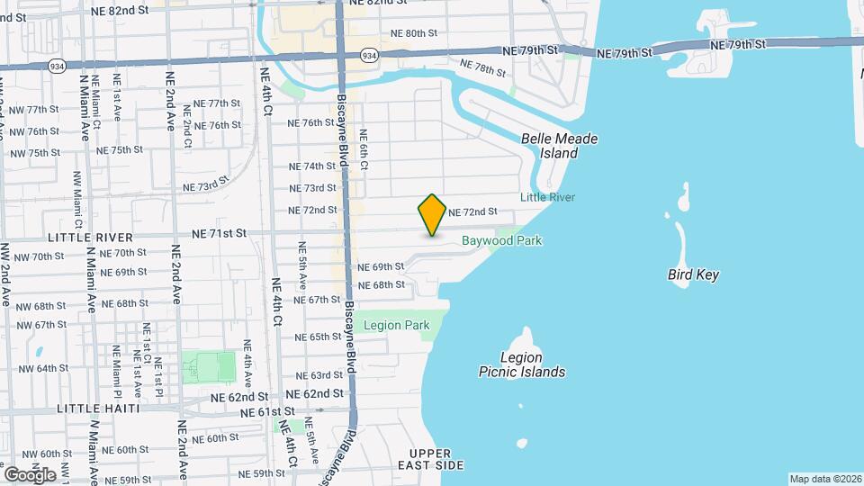 799 NE 70th St Map and Location Details