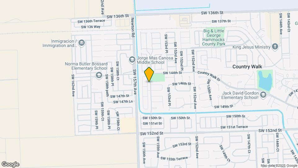 14573 SW 155th Pl Mapa y Detalles de la Ubicación