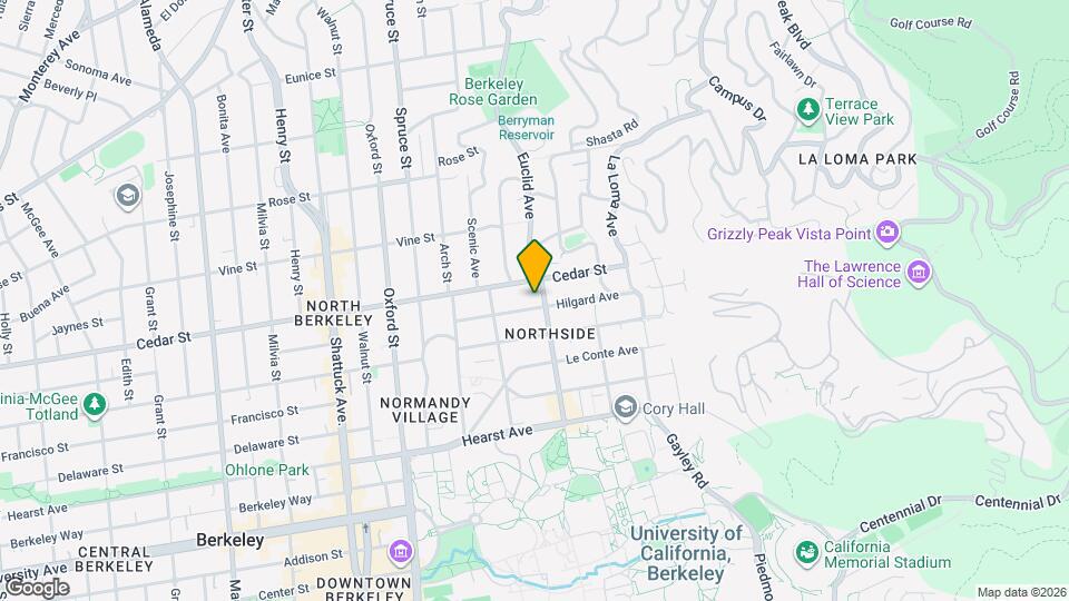 2481 Hilgard Avenue, Unit Unit A Map and Location Details