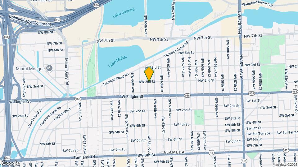 6440 NW 2nd St Map and Location Details