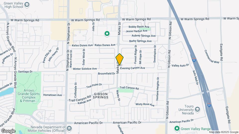 303 Desert Knolls St Map and Location Details
