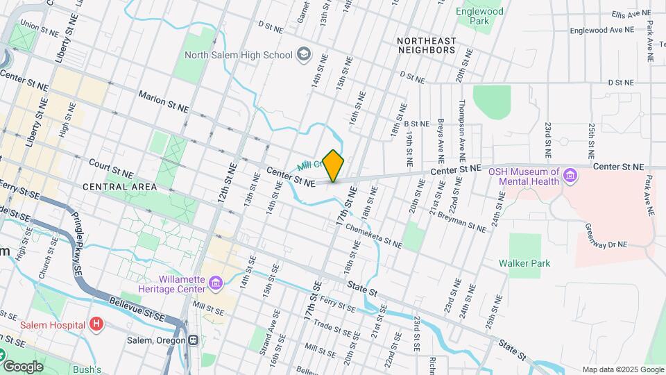 1616 Center St NE Map and Location Details