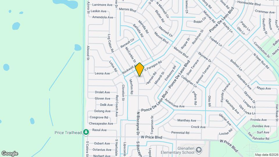 2598 N Biscayne Dr Mapa y Detalles de la Ubicación