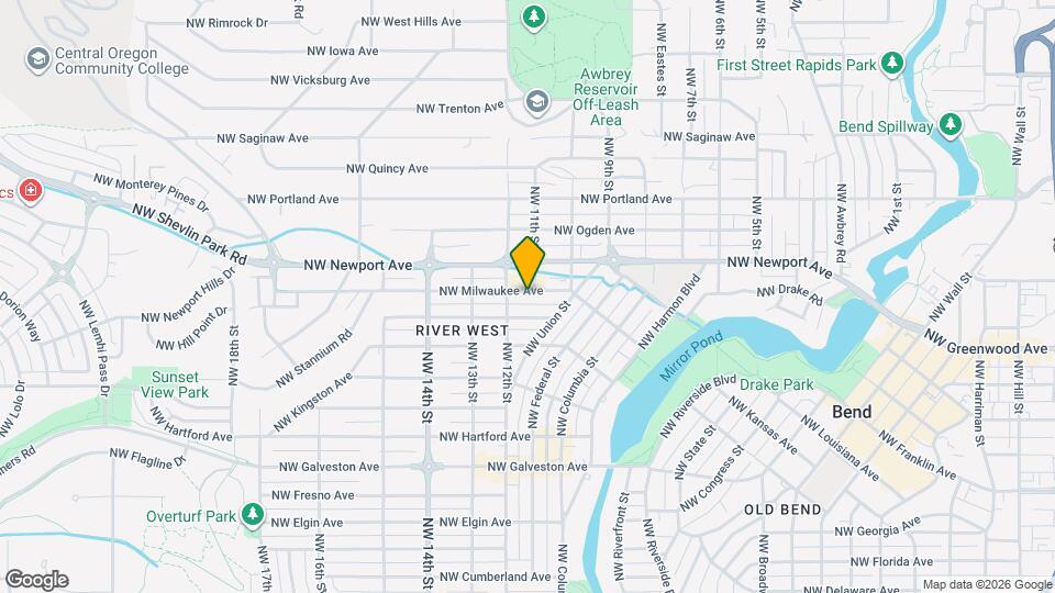 1117 NW Milwaukee Ave Map and Location Details