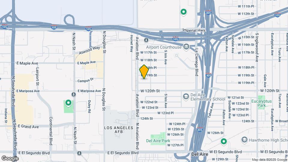 5523 W 119th Pl Map and Location Details