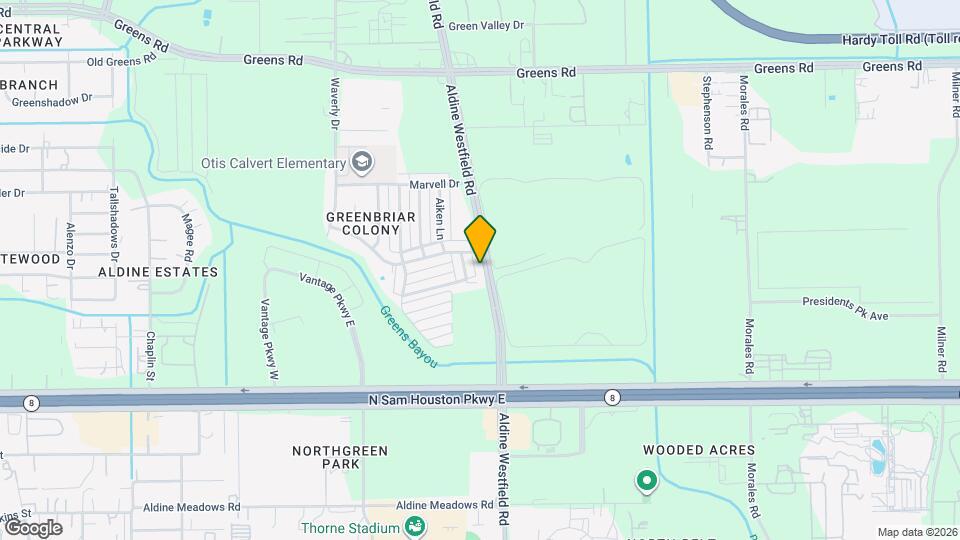 15507 Aldine Westfield Rd Map and Location Details