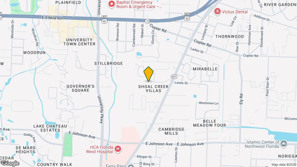 2322 Shoal Creek Dr Map and Location Details