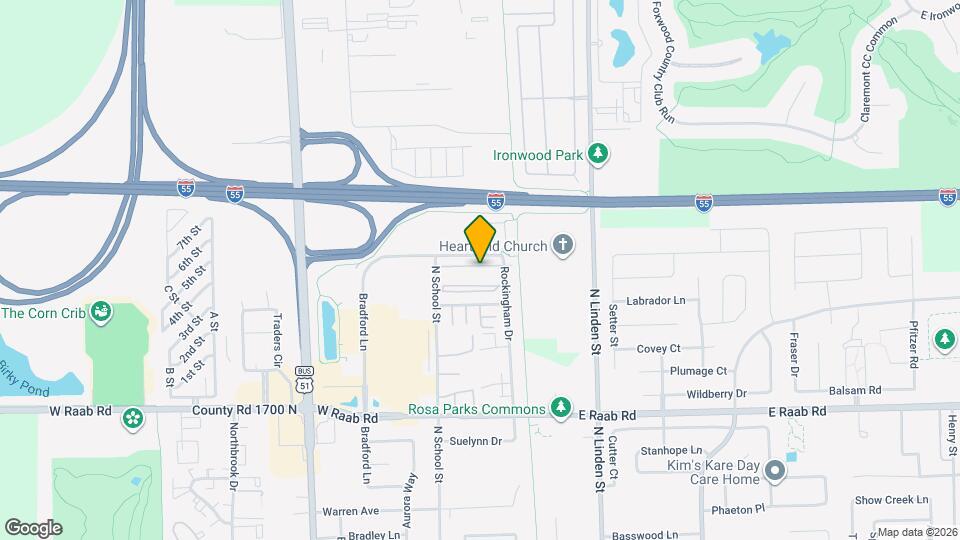 201 Crossing Dr Map and Location Details