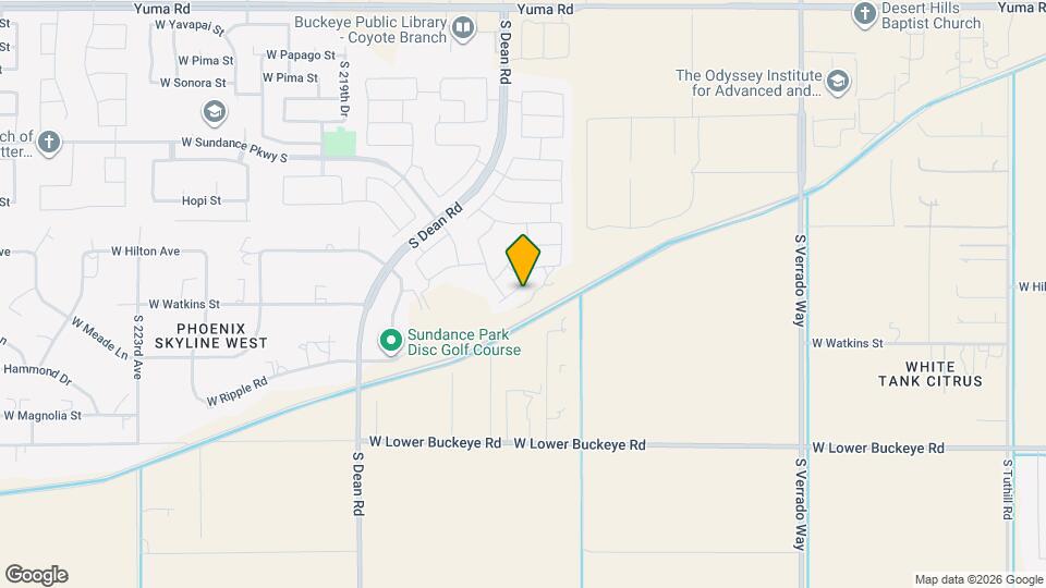 21621 W Watkins St Mapa y Detalles de la Ubicación