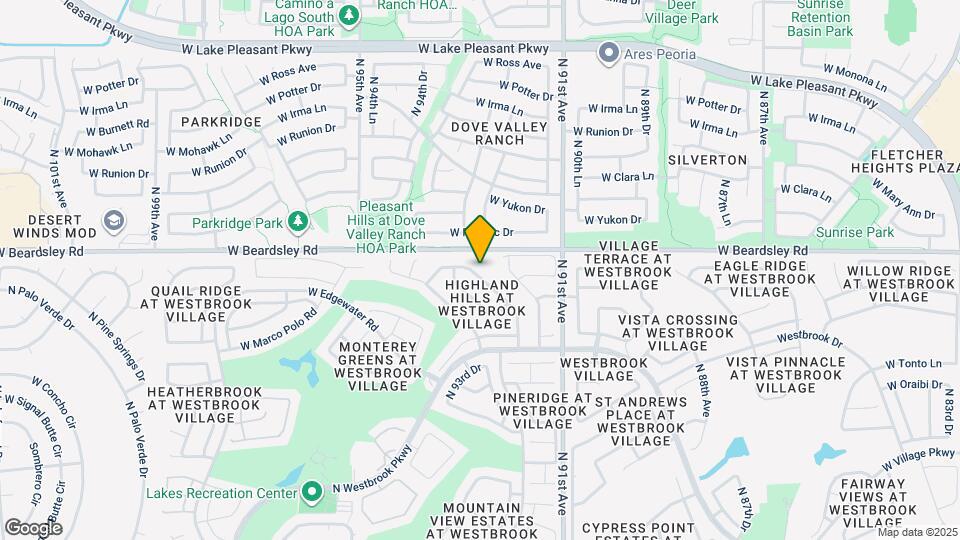 20149 N 92nd Ave Map and Location Details