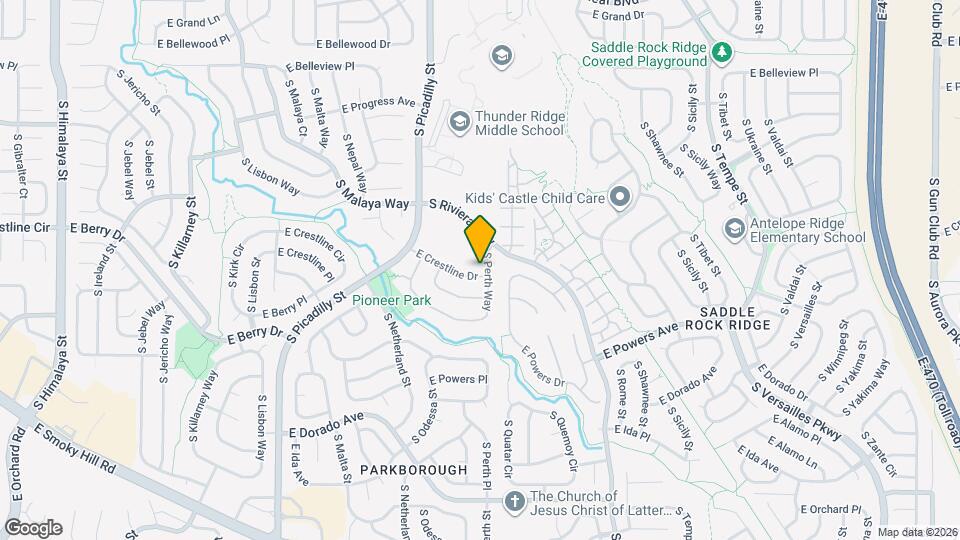 21637 E Crestline Dr Map and Location Details