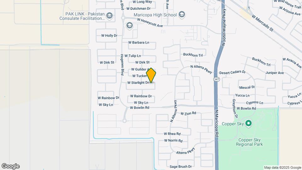 45513 W Starlight Dr Map and Location Details