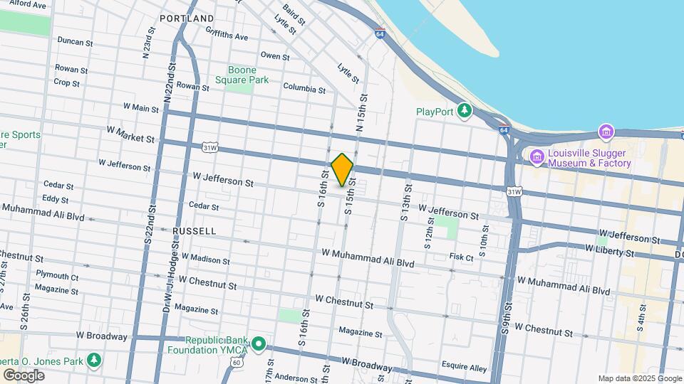 1509 W Jefferson St Map and Location Details