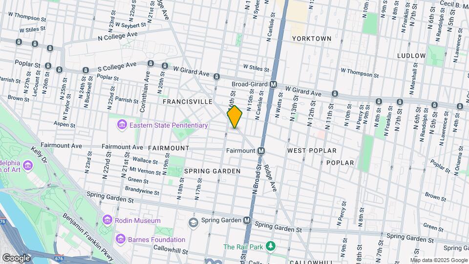 1511 Brown St Map and Location Details