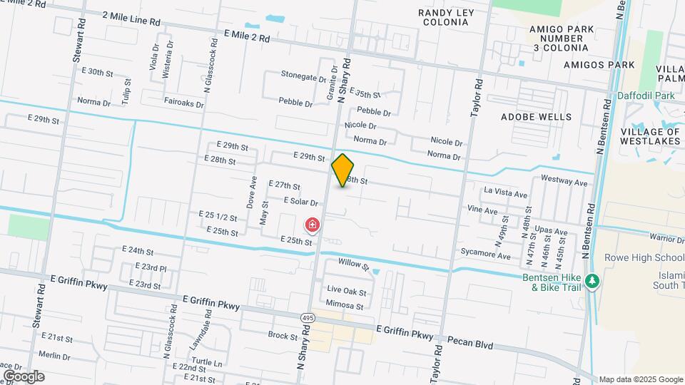 2305 E 27th St Map and Location Details