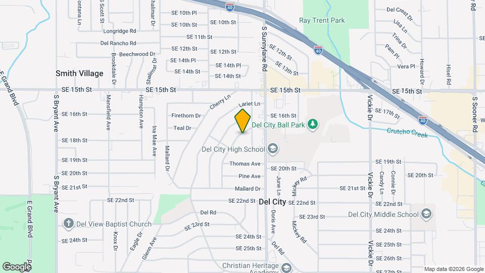 1608 Breckenridge Dr Map and Location Details