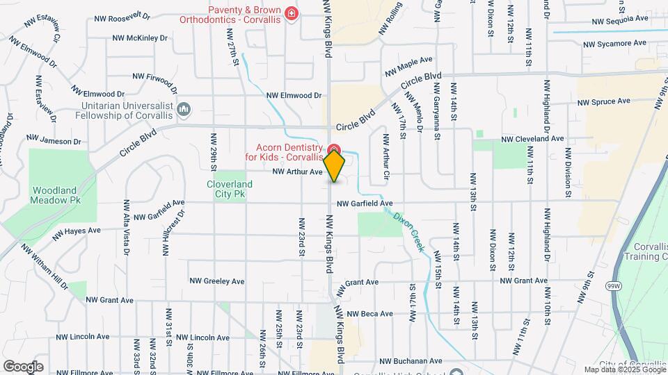 1639 NW Kings Blvd Map and Location Details