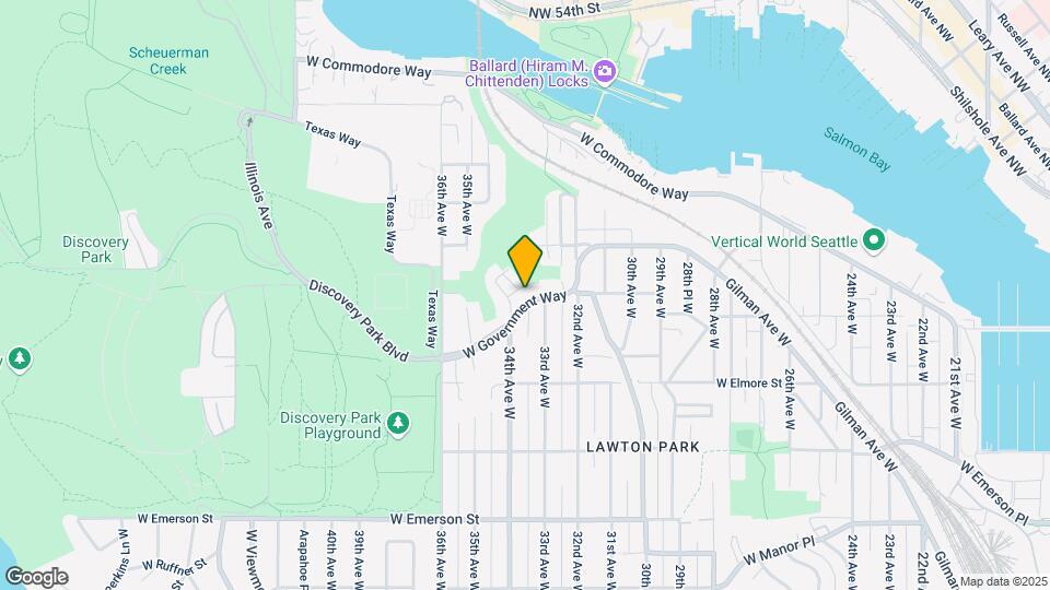3312 W Government Way Map and Location Details