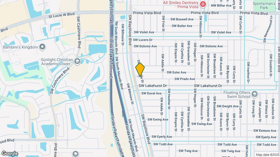 862 SW Carmelite St Map and Location Details