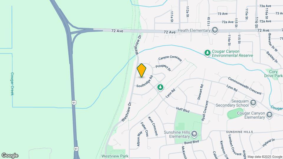 Sunshine Hills Home with Rec Room and Patio Map and Location Details
