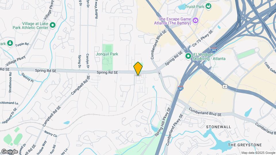 Furnished Studio-Atlanta - Cumberland Mall Map and Location Details