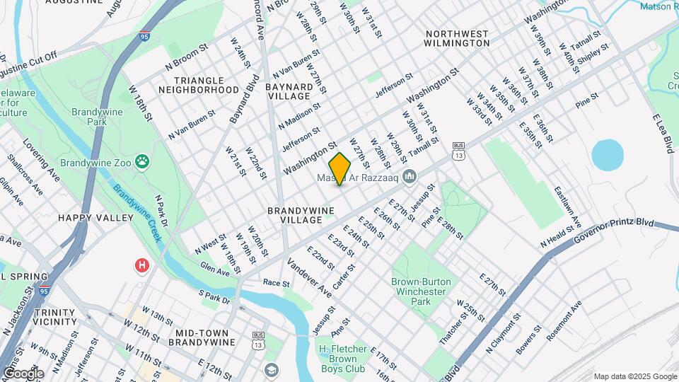 2423 N Tatnall St Map and Location Details