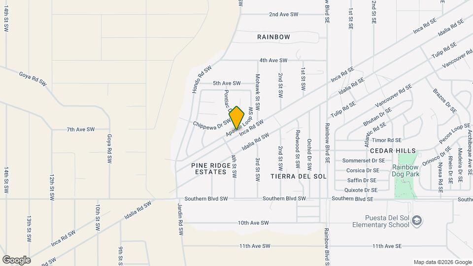 556 Apache Loop SW Map and Location Details