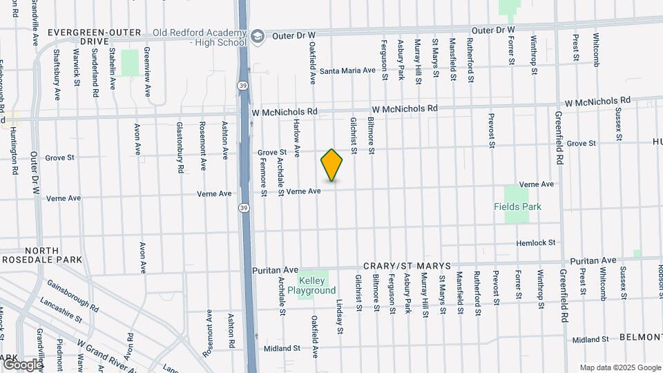 16701 Lindsay St Map and Location Details