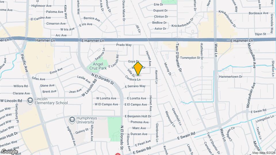 309 Cordova Ln Map and Location Details