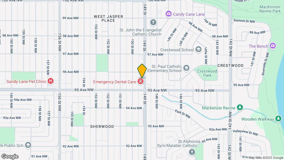 9522 149 St NW Map and Location Details