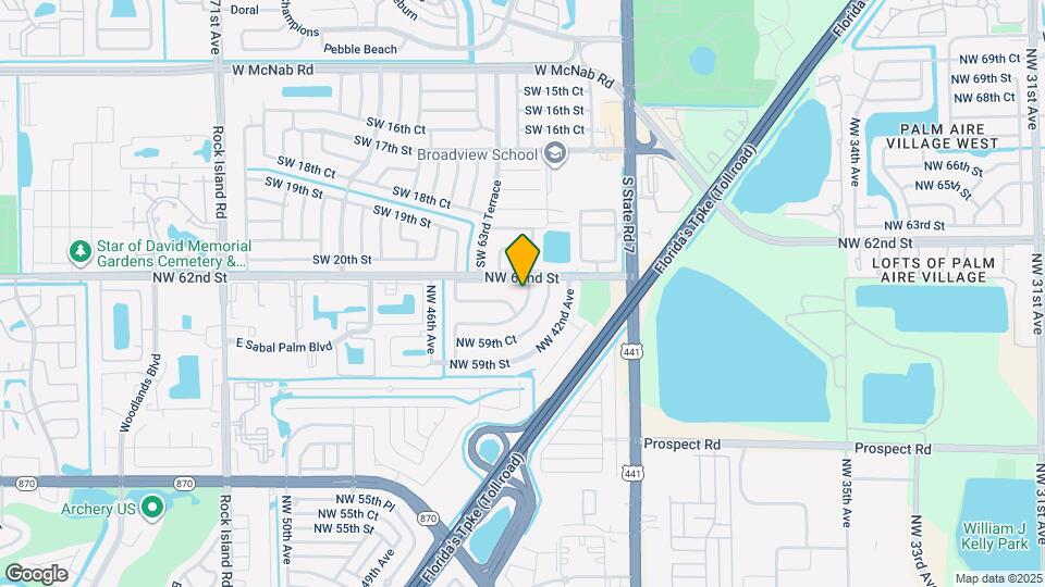 6111 NW 43rd Ave Map and Location Details