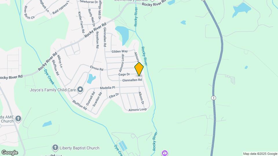 307 Glennallen Rd Map and Location Details