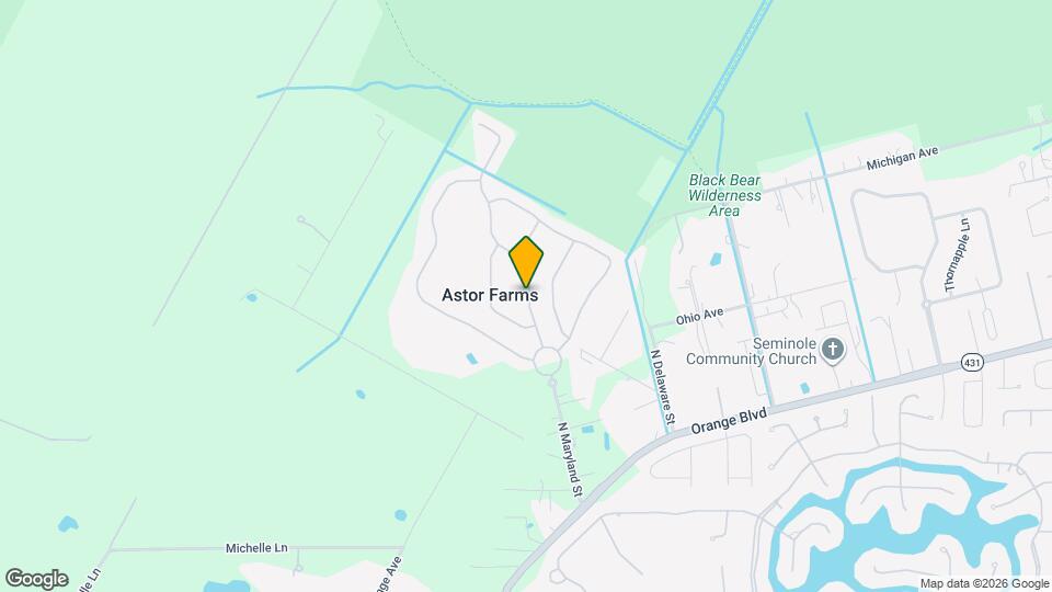 1668 Astor Farms Pl Map and Location Details