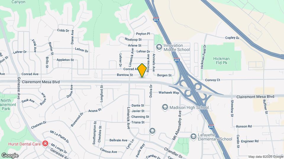 5310 Clairemont Mesa Blvd Map and Location Details