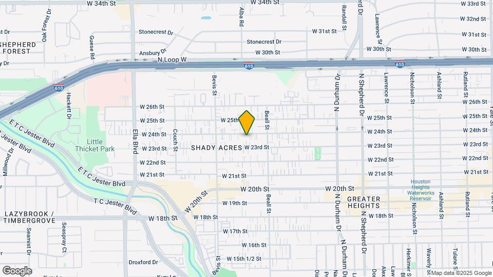 1144 W 24th St Map and Location Details