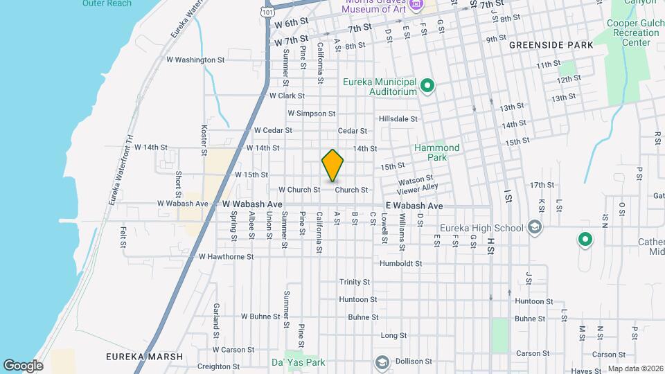 1622 A St Map and Location Details