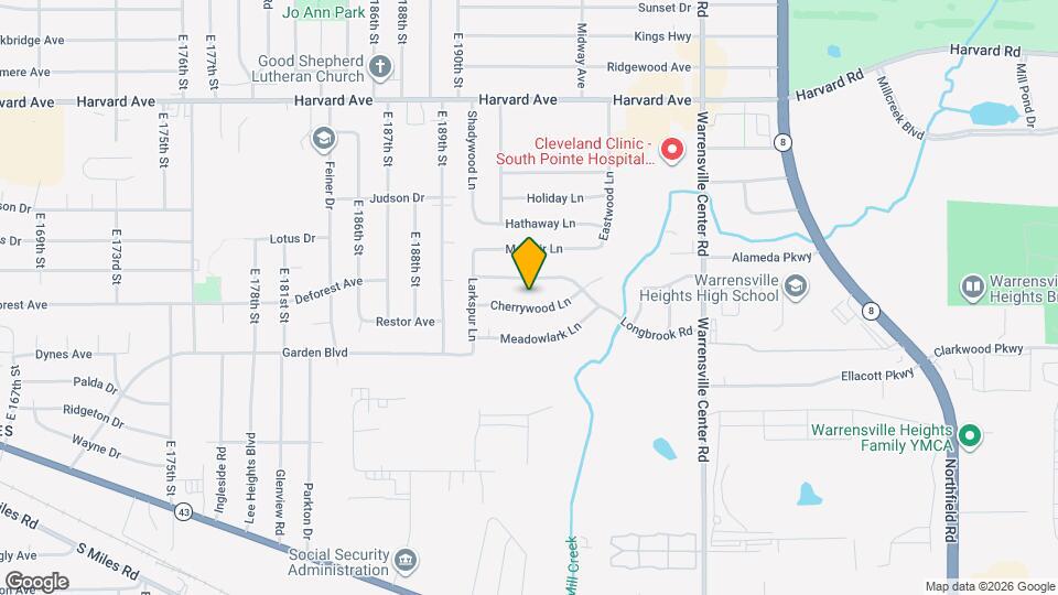 19407 Cherrywood Ln Mapa y Detalles de la Ubicación