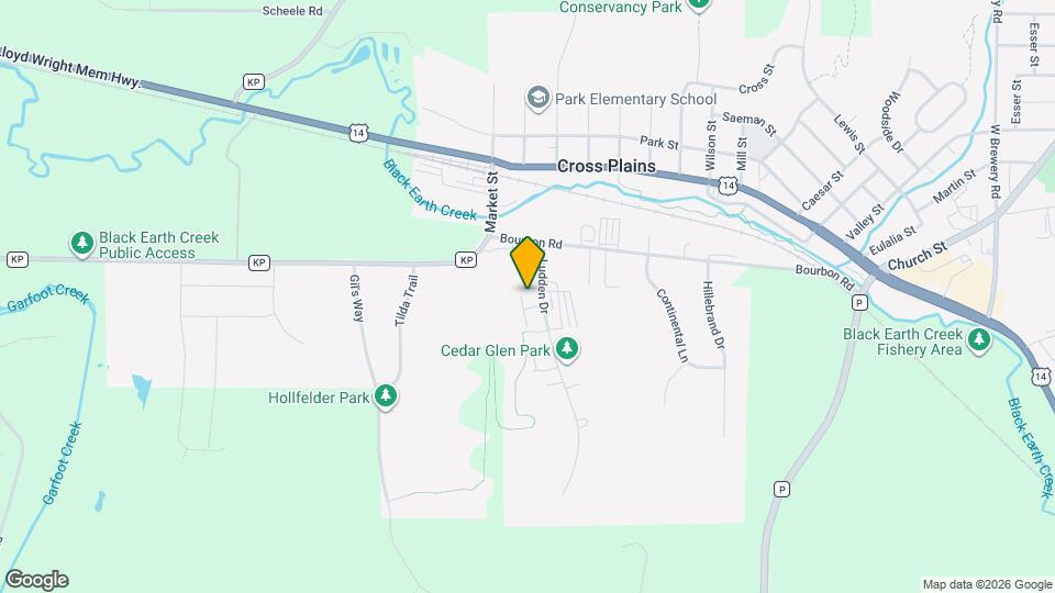 The Terrace at Cedar Glen: Fully Equipped 1–2 BR | 1 Bath | Cross Plains, WI Apartments for Rent ... Map and Location Details