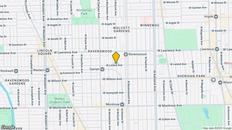 1831 W Leland Ave Map and Location Details